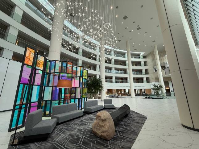 코트야드 메리어트 평택 로비/사진=김다이 기자 @neverdie