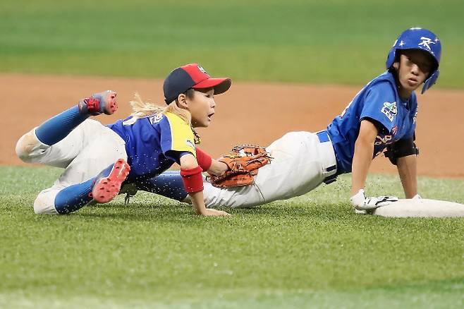 리틀야구올스타 대 초등학교올스타 경기 모습. 사진=KBO