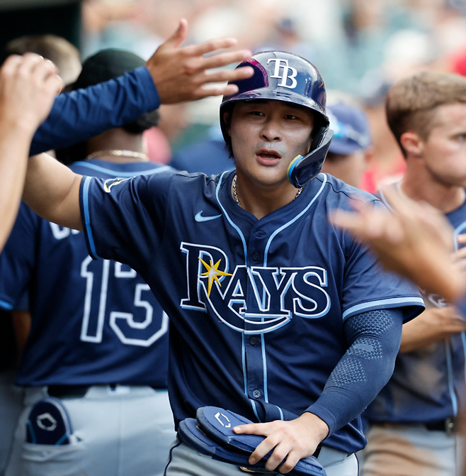 탬파베이 시절 김하성의 모습. 사진 | AP 연합뉴스