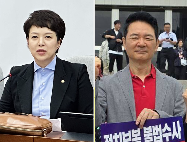 왼쪽부터 김은혜 국민의힘 원내정책수석부대표, 장성민 국민의힘 경기 안산갑 당협위원장.<김은혜 국회의원·장성민 전 국회의원 페이스북 사진 갈무리>