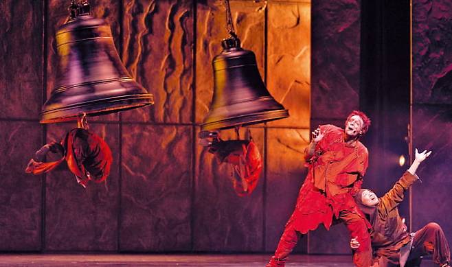 ‘노트르담 드 파리’에 등장하는 종지기 ‘콰지모도’. 마스트인터내셔널 제공