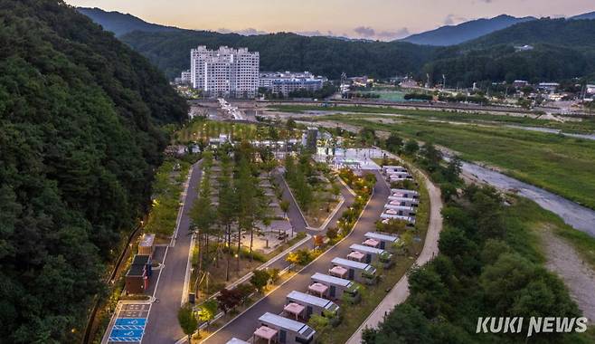 쿠키뉴스 DB(인제 서화면 인북천 물빛테마공원)