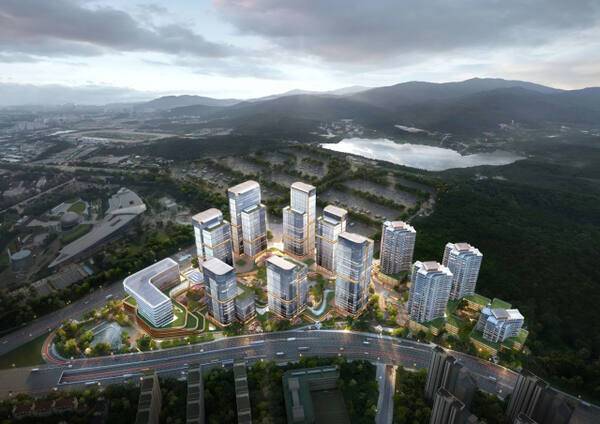 과천지구 병원부지 개발사업 조감도. 과천시 제공