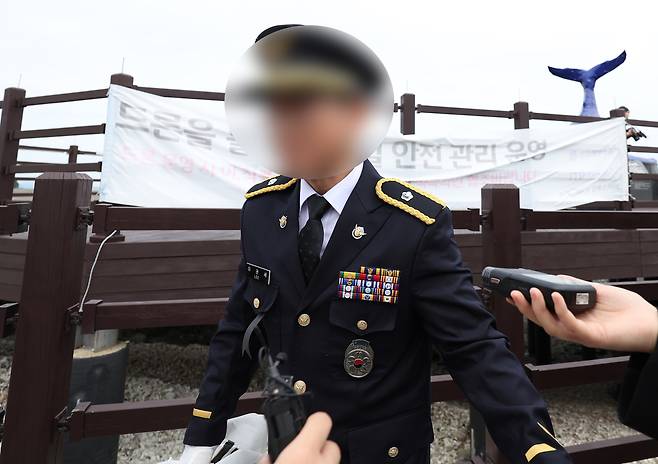 순직한 이재석(34) 경사의 파출소 당직 팀장 [연합]