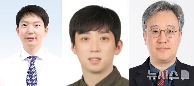 [서울=뉴시스] 왼쪽부터 문준호 분당서울대병원 내분비대사내과 교수, 정석송 고려대학교 의과대학 교수, 김원 서울특별시보라매병원 교수. (사진= 분당서울대병원 제공)