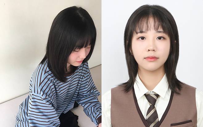 제6회 김유정 푸른문학상 수상자 대학부 대상 박근희(왼쪽), 고등부 대상 김진하. 김유정문학촌 제공