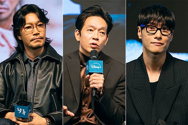 좌측부터 배우 최귀화, 박지환, 김동원. 월트디즈니 컴퍼니 코리아 제공