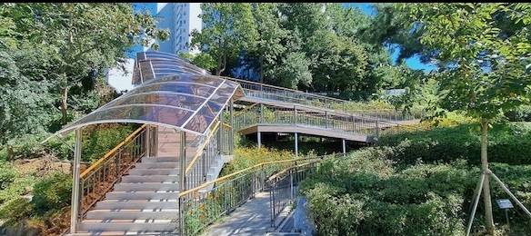 성서근린공원 진입로 ⓒ용인시 제공