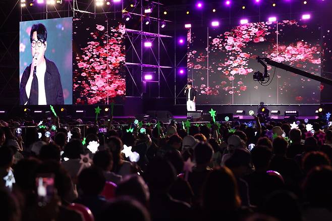 고성군이 9월19일&nbsp;고성군 종합운동장에서 진행한 '고성희망드림콘서트' 현장 ⓒ고성군