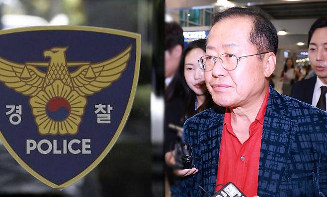 대구시 채용비리 의혹을 받고 있는 홍준표 전 대구시장 ⓒ연합뉴스 사진 편집