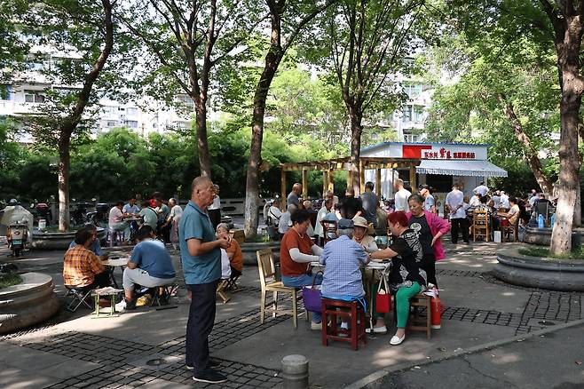 중국 난징 김구 선생 거주지였던 회청교 인근 모습 [촬영 한종구 기자]