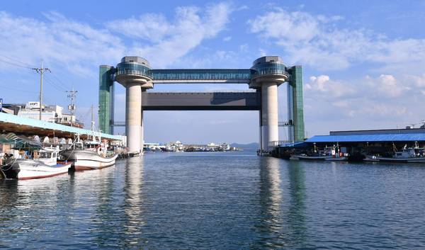 지진해일 방지시설. /삼척시 제공