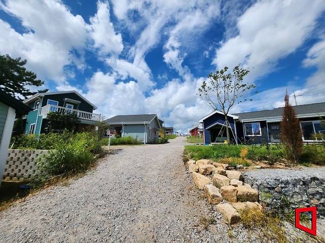 전북 고창군 대산면 서점마을 전경.  박창원 기자