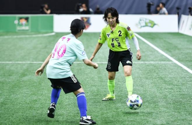 '골때리는그녀들' 발라드림 vs 탑걸(골때녀) SBS&nbsp;