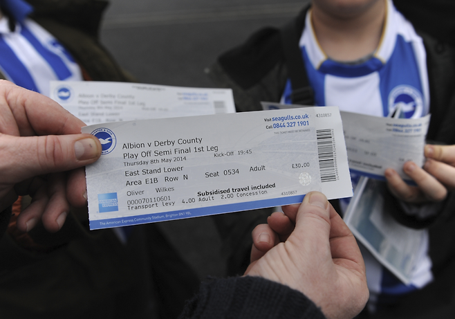 영국축구입장권. 게티이미지