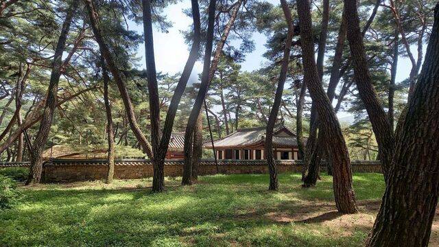 단종이 유배 당시 머물렀던 청령포 고택.