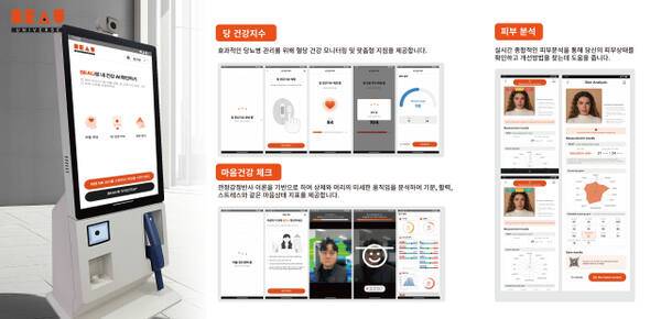 ㈜에이씨케이 대표 제품 BEAU KIOSK. 에이씨케이 제공