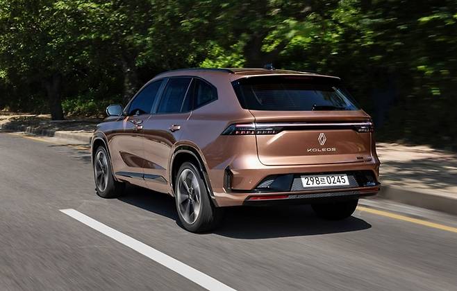 그랑 콜레오스 주행  장면 [사진출처=르노]