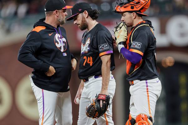 라이언 워커는 9회 역전을 허용했다. 사진= Scott Strazzante/San Francisco Chronicle via AP= 연합뉴스 제공