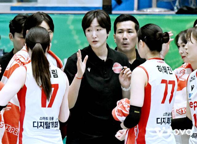 장소연 페퍼저축은행 감독./KOVO