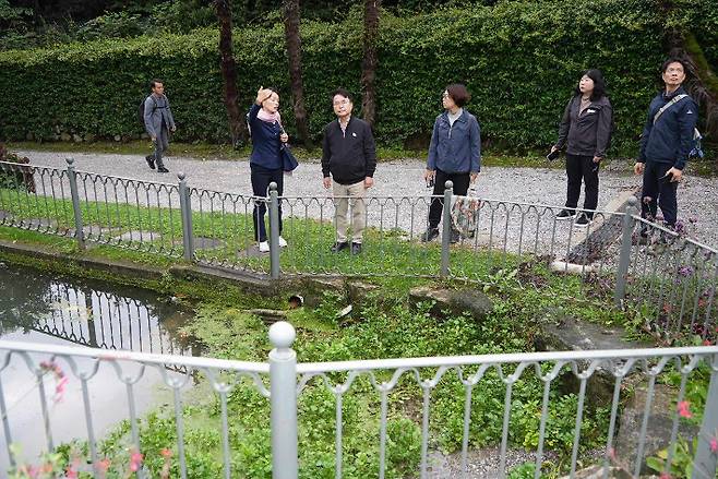 빌라델그루멜로 정원 탐방. 춘천시 제공