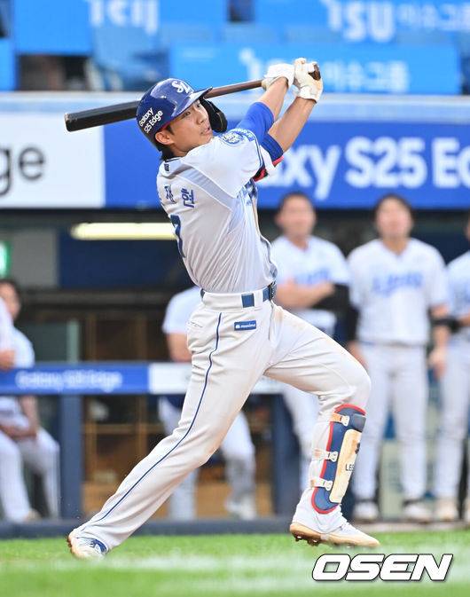 [OSEN=대구, 이석우 기자]  삼성 라이온즈 이재현 098 2025.06.25 / foto0307@osen.co.kr