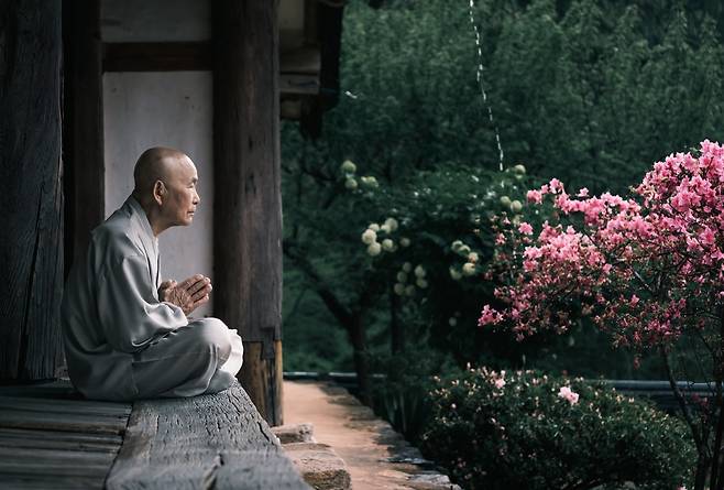 '비 오는 날의 수행자' [김남국 씨 제공. 재판매 및 DB 금지]