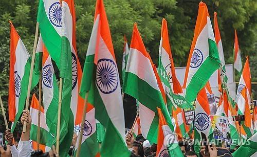 인도 국기 [EPA 연합뉴스. 재판매 및 DB 금지]