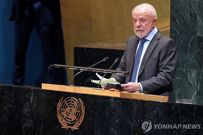 룰라 대통령 [AFP=연합뉴스. 재판매 및 DB 금지]