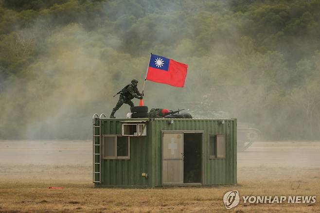 대만 군사 훈련 [EPA 연합뉴스 자료사진. 재판매 및 DB 금지]