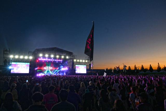 부산 삼락생태공원에서 열린 부산국제록페스티벌 모습. 부산축제조직위원회 제공