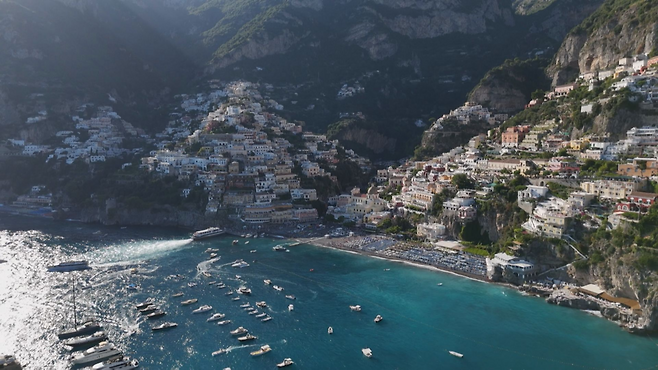 이탈리아 남부 아말피 해안.&nbsp;사진=제주MBC.