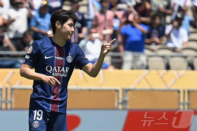 PSG에서 활약 중인 이강인. ⓒ AFP=뉴스1