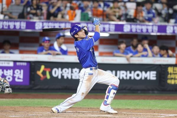 KBO리그 삼성 라이온즈 유격수 이재현. /사진=삼성 라이온즈