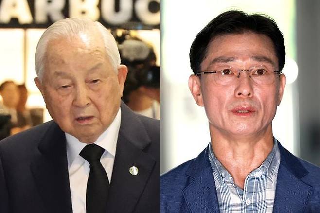 김장환 극동방송 이사장, 임성근 전 해병대 1사단장. /조선DB