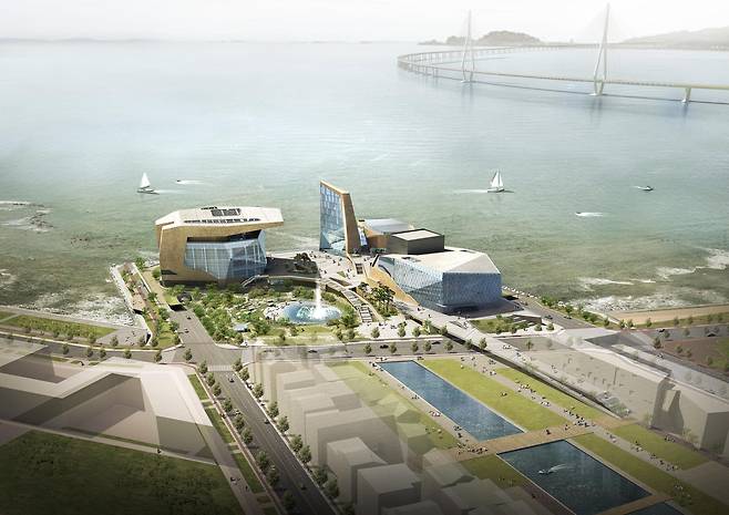 1439석 규모 오페라하우스 등이 포함된 아트센터 인천 2단계 조감도. 올해 중앙투자심사를 통과하면 2029년 하반기 개관할 예정이다. 인천경제청 제공