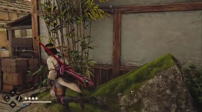 ▲ 마을 사람이 대뜸 칼을 던지거나