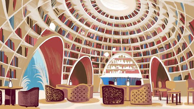 루이비통의 청담 매장 르 카페 루이비통