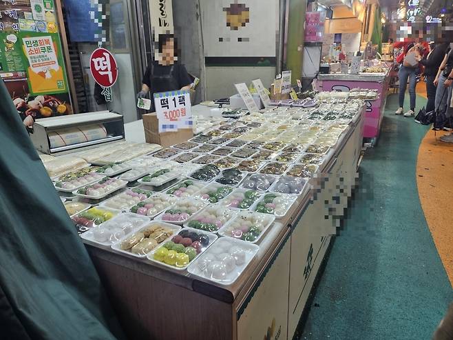 서울 마포 망원시장 내 한 떡집. 사진=유지희 기자