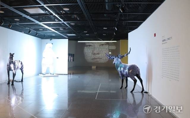 '2025 양평이 주목하는 청년작가전(양경렬·이재형)' 내부 전시 전경. 양평군립미술관 제공