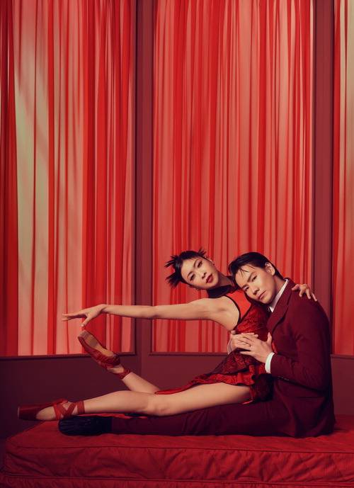 셉팀 웨버 홍콩발레단 감독이 영화 '화양연화'에서 영감을 받았다고 밝힌 발레 '로미오+줄리엣' 포스터.  홍콩발레단