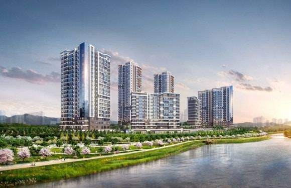 '위례 리슈빌 퍼스트클래스' 투시도