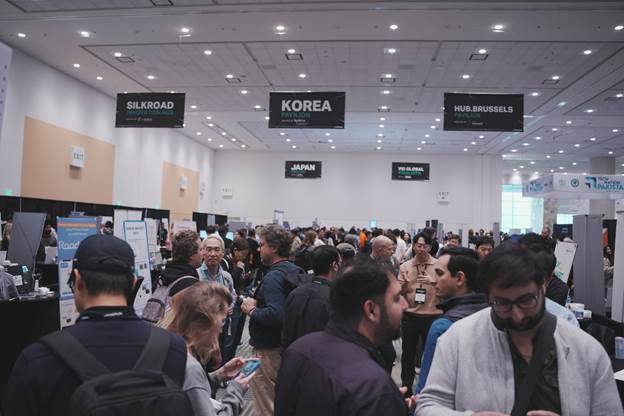 '테크크런치 디스럽트 2024' 한국관 모습 /사진=KOTRA 실리콘밸리 무역관