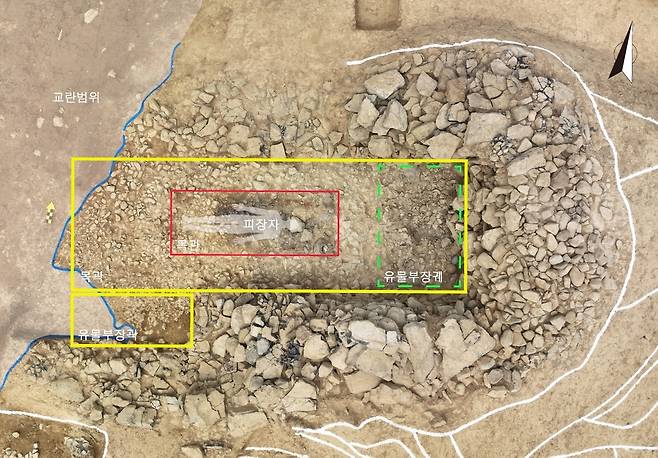 출토현장 모습.[영천시 제공]
