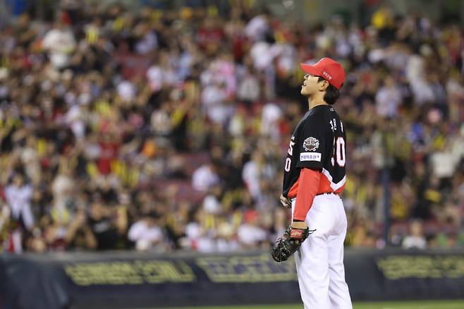 KIA 타이거즈 투수로 활약했던 시절 홍원빈의 모습. /사진=KIA 타이거즈 제공