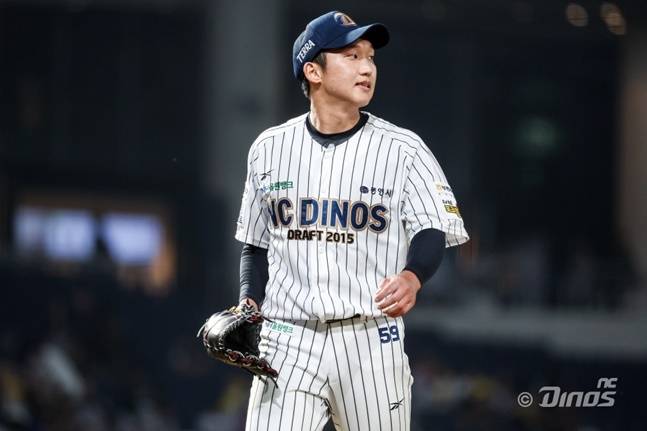 NC 구창모가 24일 창원 LG전에서 마운드를 내려가고 있다. /사진=NC 다이노스 제공