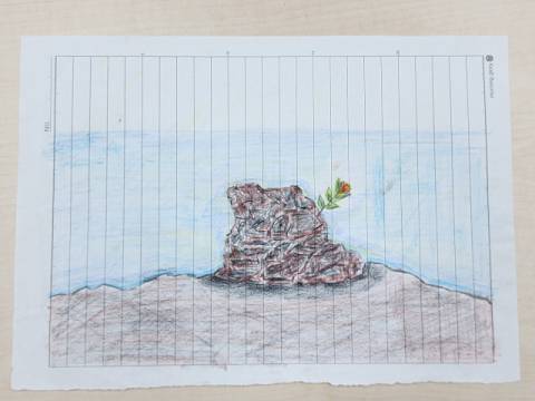 상담환자가 그린 그림.