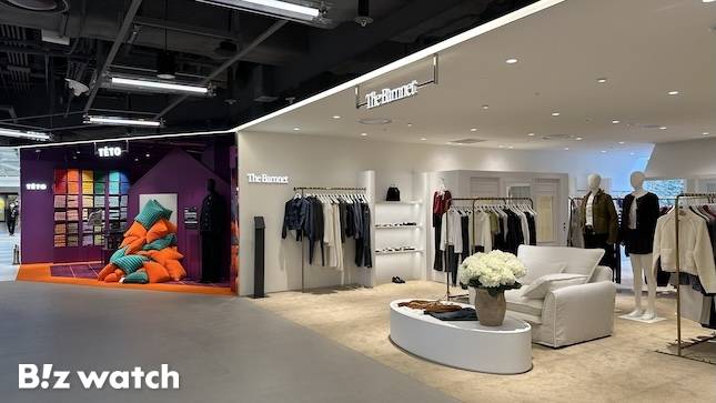 롯데백화점 잠실점 키네틱 그라운드의 '테토'와 '시야쥬' 매장. / 사진=정헤인 기자 hij@