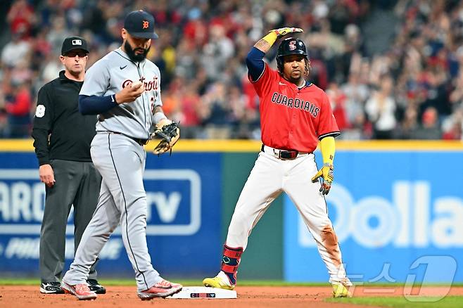 디트로이트 타이거스(왼쪽)와 클리블랜드 가디언스는 아메리칸리그 중부지구 우승 경쟁을 펼친다. ⓒ AFP=뉴스1