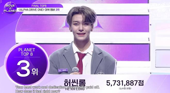 ‘보이즈 2 플래닛’ 허씬롱 참가자